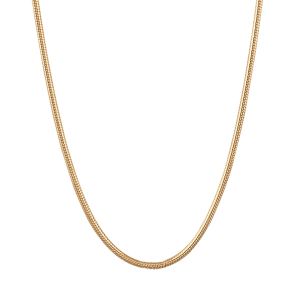 COLLIER PLAQUÉ OR TUBE 1MM 40CM