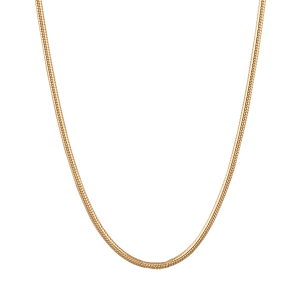 COLLIER PLAQUÉ OR TUBE 1MM 45CM