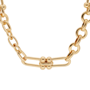 COLLIER PLAQUÉ OR 40+7CM