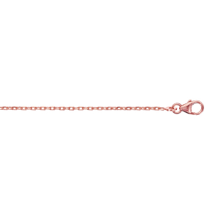 CHAINE FORCAT 1.6MM 40CM PLAQUÉ OR ROSE