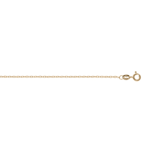 CHAINE FORCAT 1.6MM 42CM PLAQUÉ OR