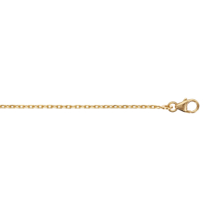 CHAINE FORCAT 1.6MM 42CM PLAQUÉ OR
