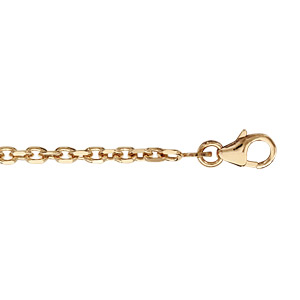 CHAINE FORCAT 2.3MM 45CM PLAQUÉ OR