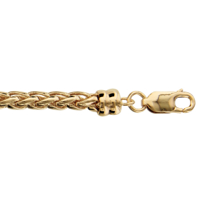 COLLIER PALMIER PLAQUÉ OR 5MM 45CM