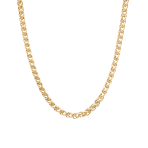 COLLIER PALMIER PLAQUÉ OR 5MM 45CM