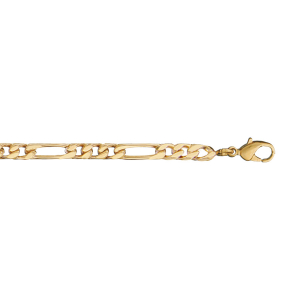 BRACELET 1+3 4MM 18CM PLAQUÉ OR.
