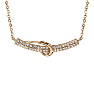 COLLIER PLAQUÉ OR 2 RANGS OXYDES BLANCS SERTIS ET BOUCLE 40+4CM