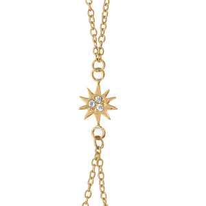 PARURE DE MAIN PLAQUÉ OR SOLEIL
