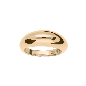 BAGUE PLAQUÉ OR JONC LISSE