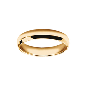 ALLIANCE DEMI JONC 4MM PLAQUÉ OR ALLIANCE DEMI JONC 4MM PLAQUÉ OR