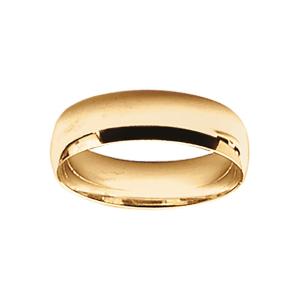 ALLIANCE DEMI JONC 6MM PLAQUÉ OR ALLIANCE DEMI JONC 6MM PLAQUÉ OR