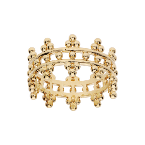 BAGUE PLAQUÉ OR BOHEME LISSE