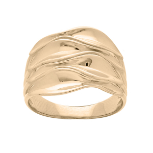 BAGUE PLAQUÉ OR GRAND DIAMETRE