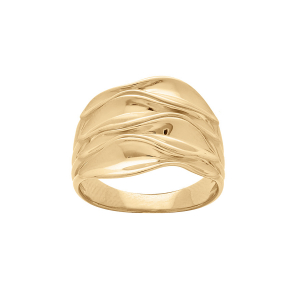 BAGUE PLAQUÉ OR GRAND DIAMETRE