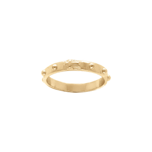 BAGUE PLAQUÉ OR DIZAINIER
