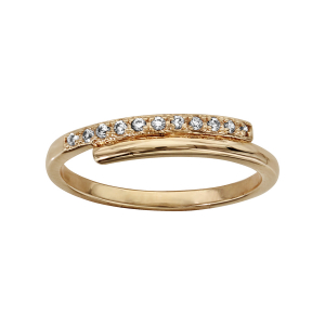 BAGUE PL  OR BATONS OXYDES BLANCS SERTIS