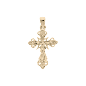 PENDENTIF PLAQUÉ OR CROIX OCCITANE  DIM 20 X 14 MM