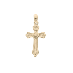 PENDENTIF PLAQUÉ OR CROIX OCCITANE DIM 20 X 12 MM