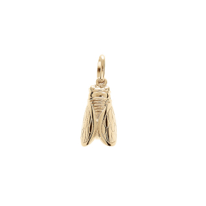 PENDENTIF PLAQUÉ OR CIGALE 16 MM DE HT