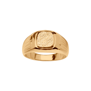 CHEVALIERE PLAQUÉ OR MOYEN PLATEAU CADRE + GODRONS