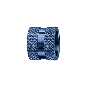 CHARMS ACIER PVD BLEU MOTIF PICOTS