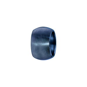 CHARMS ACIER ET PVD BLEU ANNEAU BOMBE LISSE