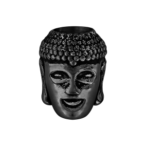 CHARMS ACIER ET PVD NOIR BOUDDHA