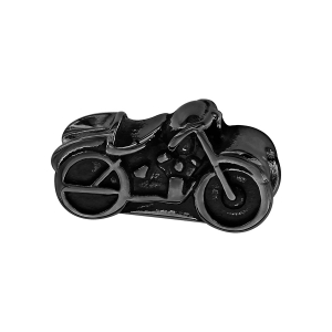 CHARMS ACIER MOTO PVD NOIR