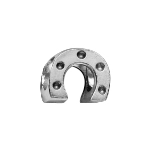 CHARMS COULISSANT ARGENT RHODIÉ FER A CHEVAL
