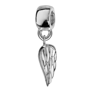 CHARMS COULISSANT ARGENT RHODIÉ SUSPENDU AILE