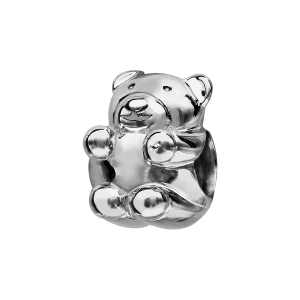 CHARMS COULISSANT ARGENT RHODIÉ NOUNOURS