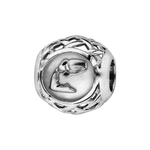 CHARMS COULISSANT ARGENT RHODIÉ ZODIAQUE VERSEAU CHARMS COULISSANT ARGENT RHODIÉ ZODIAQUE VERSEAU