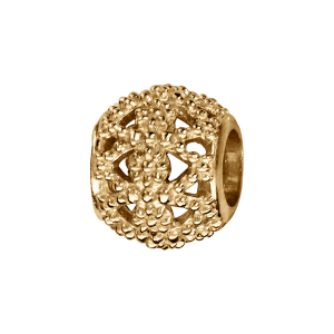 CHARMS COULISSANT VERMEIL TUBE AJOURE
