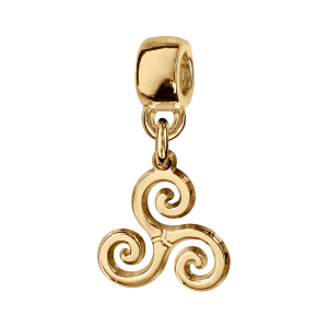 CHARMS COULISSANT VERMEIL SUSPENDU TRISKEL