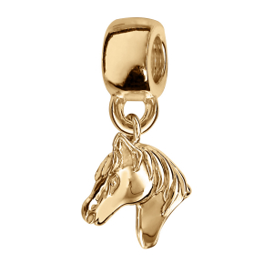 CHARMS COULISSANT VERMEIL SUSPENDU TETE DE CHEVAL CHARMS COULISSANT VERMEIL SUSPENDU TETE DE CHEVAL