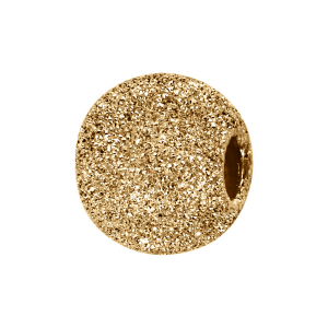 CHARMS COULISSANT VERMEIL BOULE PAILLETE 10x5MM
