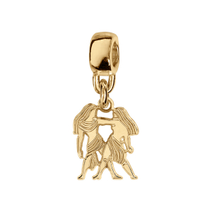 CHARMS COULISSANT VERMEIL ZODIAQUE DECOUPE GEMEAU