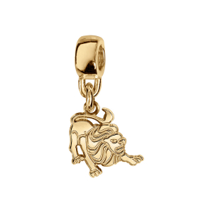 CHARMS COULISSANT VERMEIL ZODIAQUE DECOUPE LION