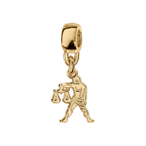 CHARMS COULISSANT VERMEIL ZODIAQUE DECOUPE BALANCE
