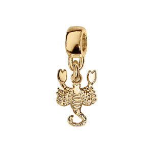 CHARMS COULISSANT VERMEIL ZODIAQUE DECOUPE SCORPION