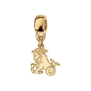 CHARMS COULISSANT VERMEIL ZODIAQUE DECOUPE CAPRICORNE