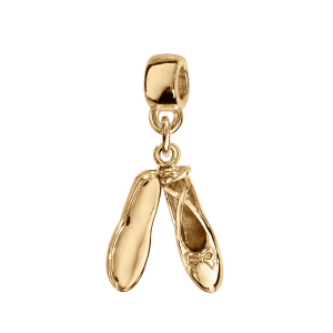 CHARMS COULISSANT PAIRE DE CHAUSSON DE DANSE VERMEIL