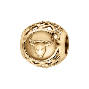 CHARMS COULISSANT VERMEIL ZODIAQUE TAUREAU