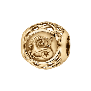 CHARMS COULISSANT VERMEIL ZODIAQUE CAPRICORNE