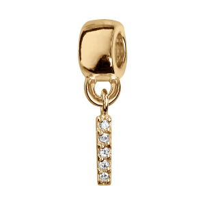 CHARMS COULISSANT VERMEIL INITAILE SUSPENDUE I EMPIERREE