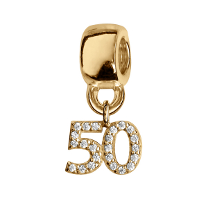 CHARMS COULISSANT VERMEIL CHIFFRE SUSPENDU 50 EMPIERRE