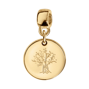 CHARMS COULISSANT VERMEIL ROND ARBRE DE VIE