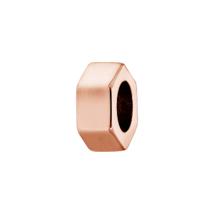 CHARMS ACIER MEDIUM ECROU PVD ROSE