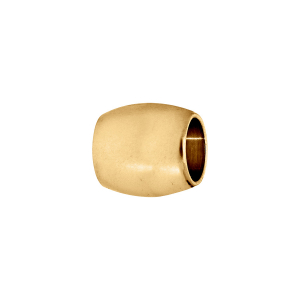 CHARMS ACIER DORÉ MEDIUM FORME CYLINDRE