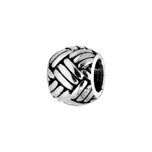 CHARMS ACIER MEDIUM BOULE TRESSE